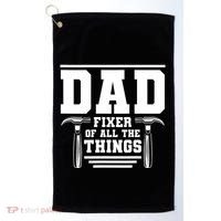 Dad Fixer Of All The Things Handyman Dads Golf Towel thumb 0
