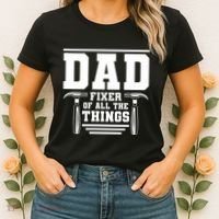 Dad Fixer Of All The Things Handyman Dads Women's T-Shirt thumb 2