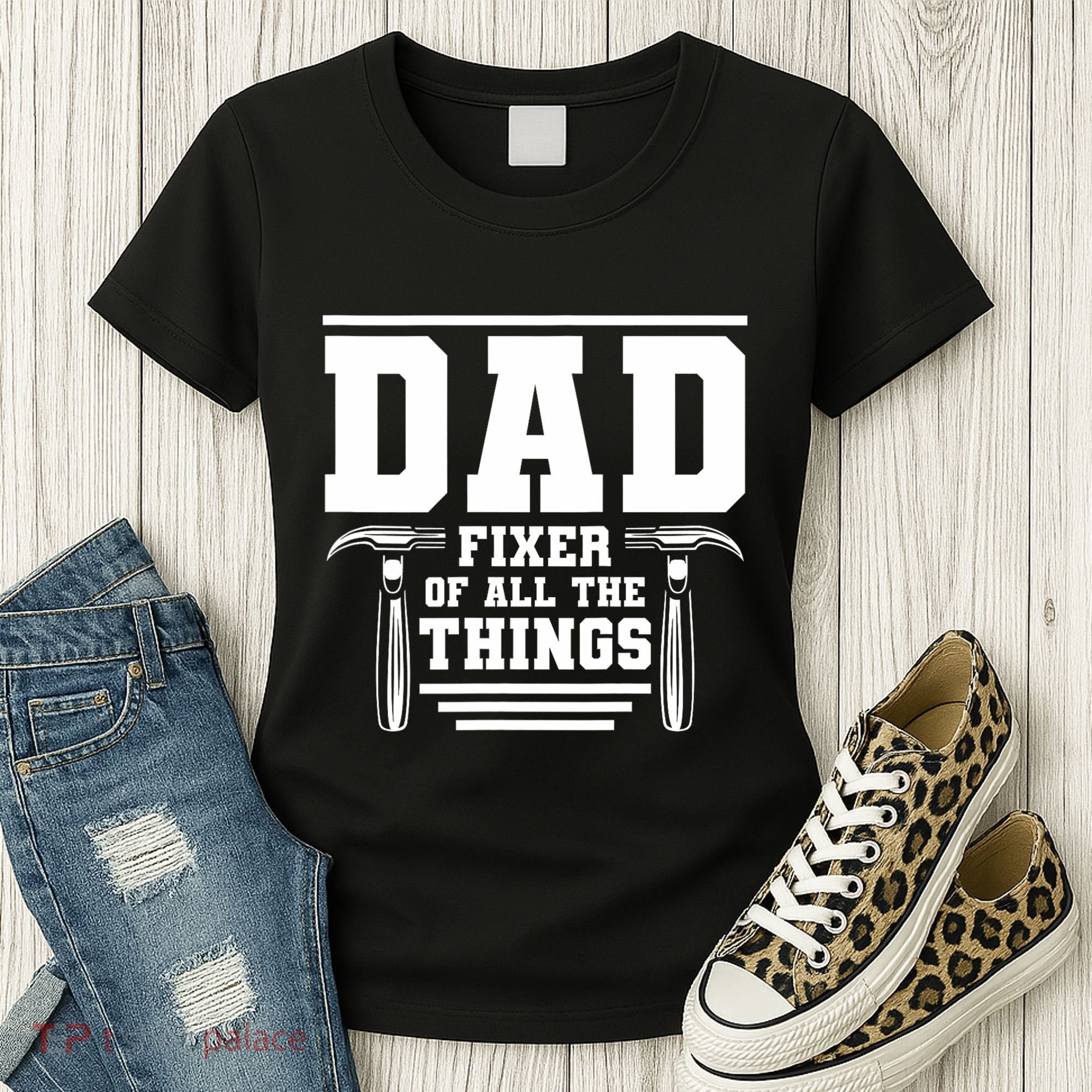 Dad Fixer Of All The Things Handyman Dads Women's T-Shirt