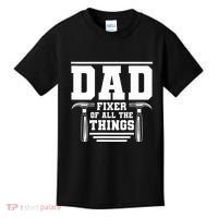 Dad Fixer Of All The Things Handyman Dads Kids T-Shirt thumb 0
