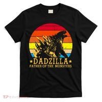 Dadzilla Father Of The Monsters Retro Vintage T-Shirt thumb 0