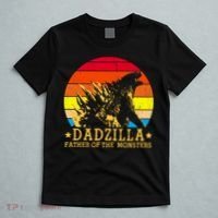 Dadzilla Father Of The Monsters Retro Vintage T-Shirt thumb 5