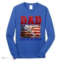 Dad Fixer Of All Things Funny Father Day Long Sleeve Shirt thumb 0