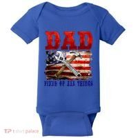 Dad Fixer Of All Things Funny Father Day Baby Bodysuit thumb 0