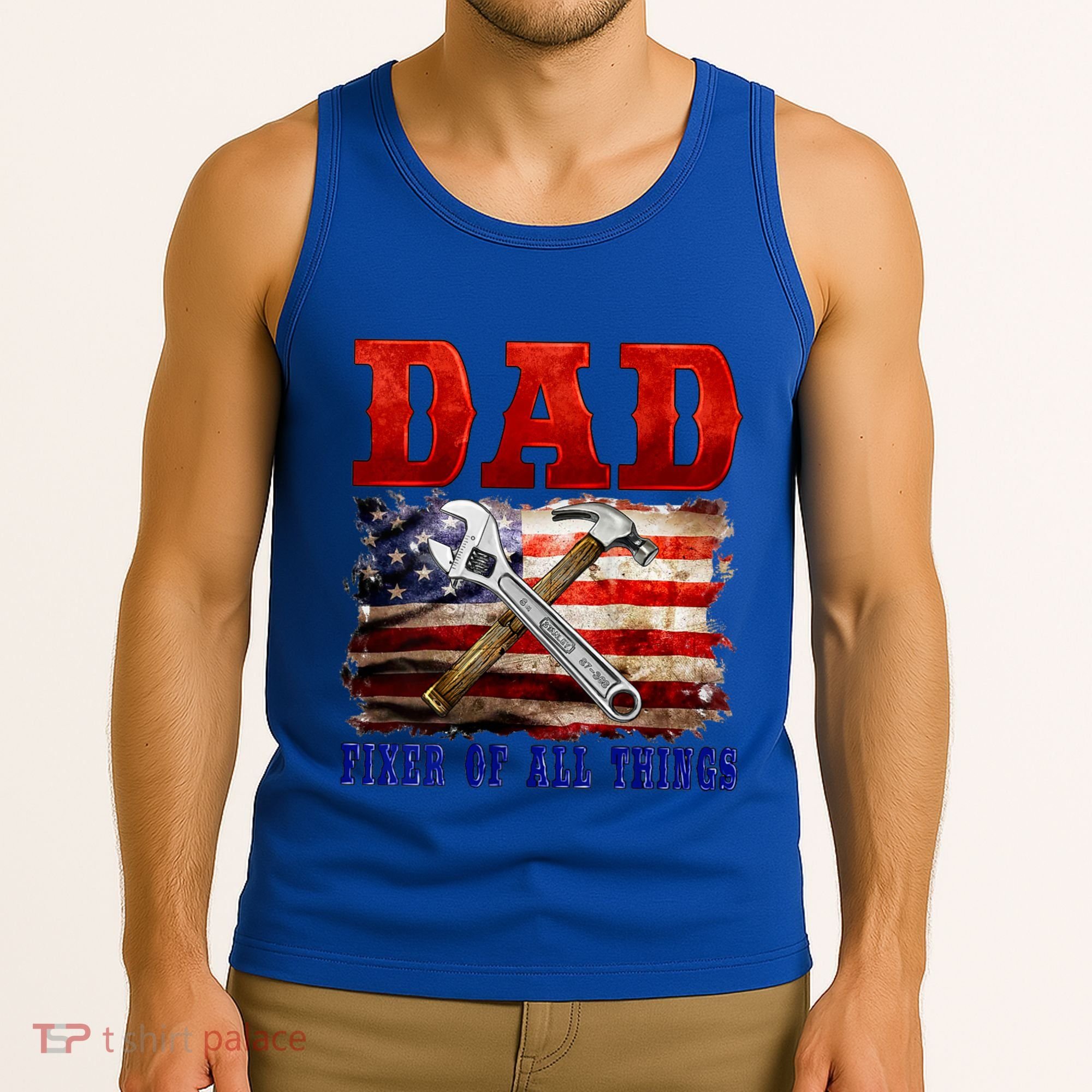 Dad Fixer Of All Things Funny Father Day Tank Top
