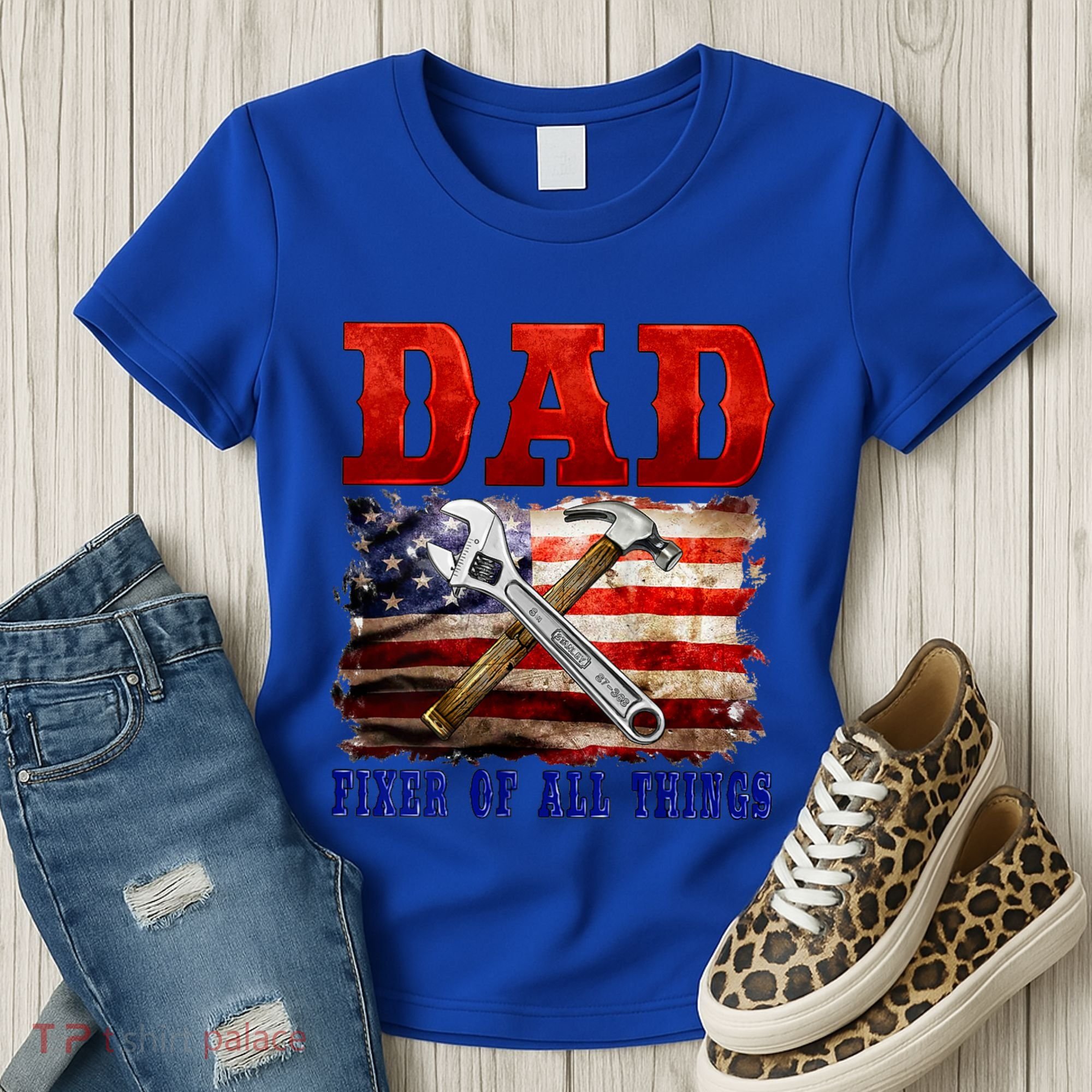 Dad Fixer Of All Things Funny Father Day Women's T-Shirt