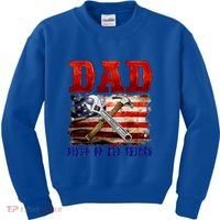 Dad Fixer Of All Things Funny Father Day Kids Sweatshirt thumb 0