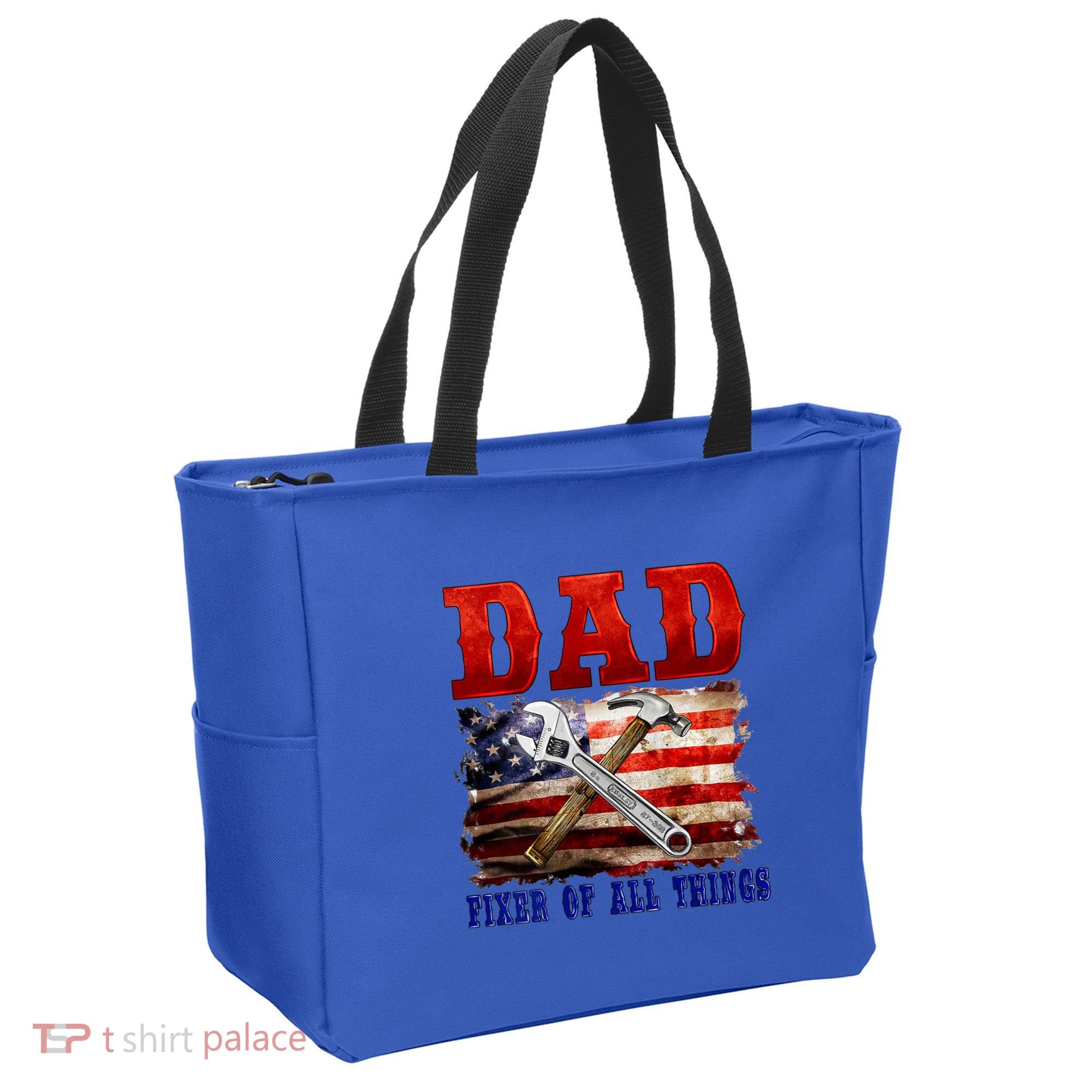 Dad Fixer Of All Things Funny Father Day Tote Bag