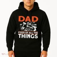 Dad Fixer Of All The Things Handyman Dads Dad Fixer Hoodie thumb 2