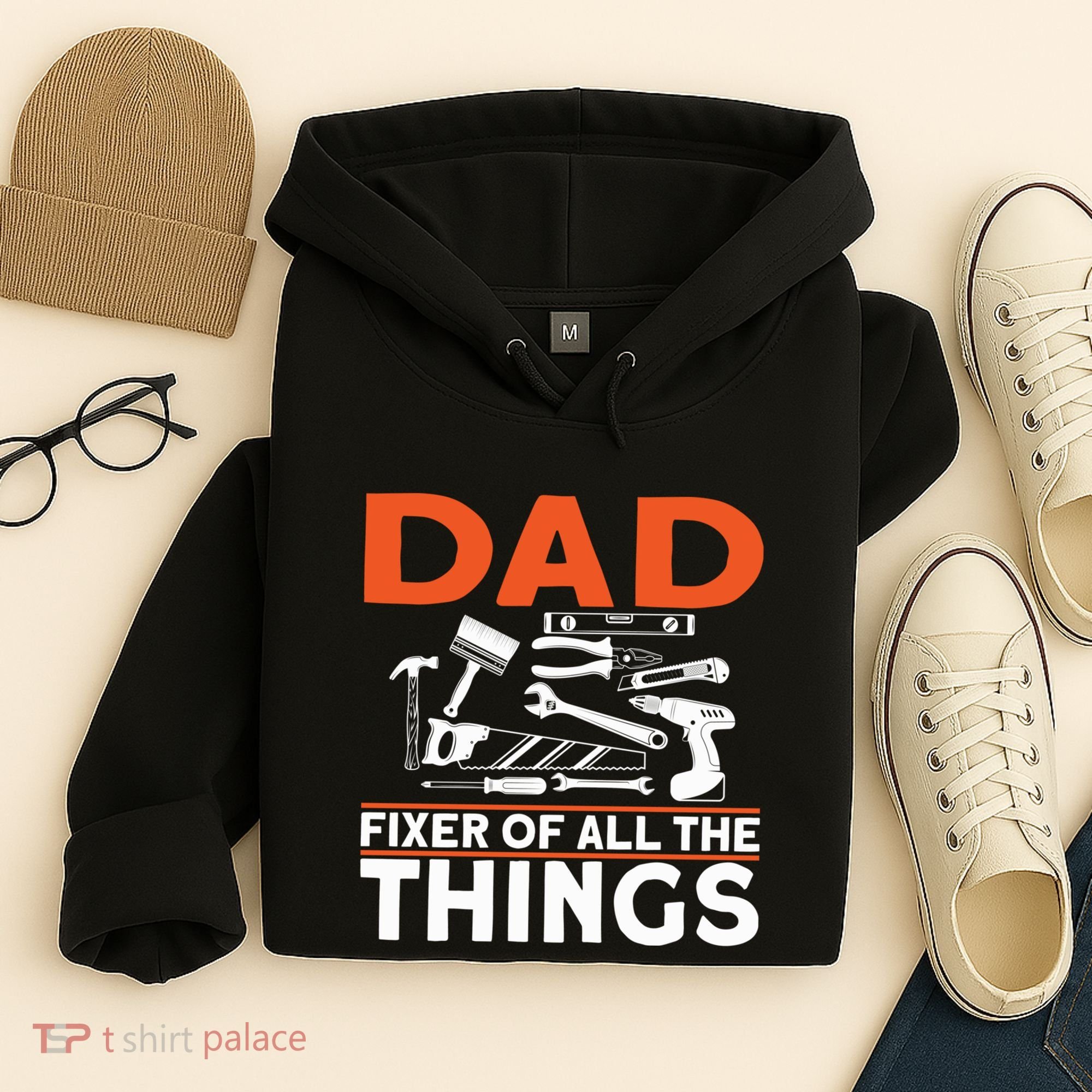 Dad Fixer Of All The Things Handyman Dads Dad Fixer Hoodie