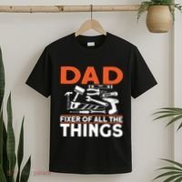 Dad Fixer Of All The Things Handyman Dads Dad Fixer T-Shirt thumb 2