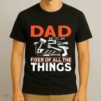 Dad Fixer Of All The Things Handyman Dads Dad Fixer T-Shirt thumb 3