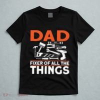Dad Fixer Of All The Things Handyman Dads Dad Fixer T-Shirt thumb 5
