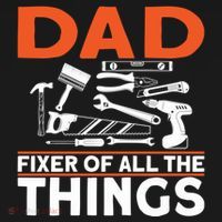 Dad Fixer Of All The Things Handyman Dads Dad Fixer Women's Hoodie thumb 2