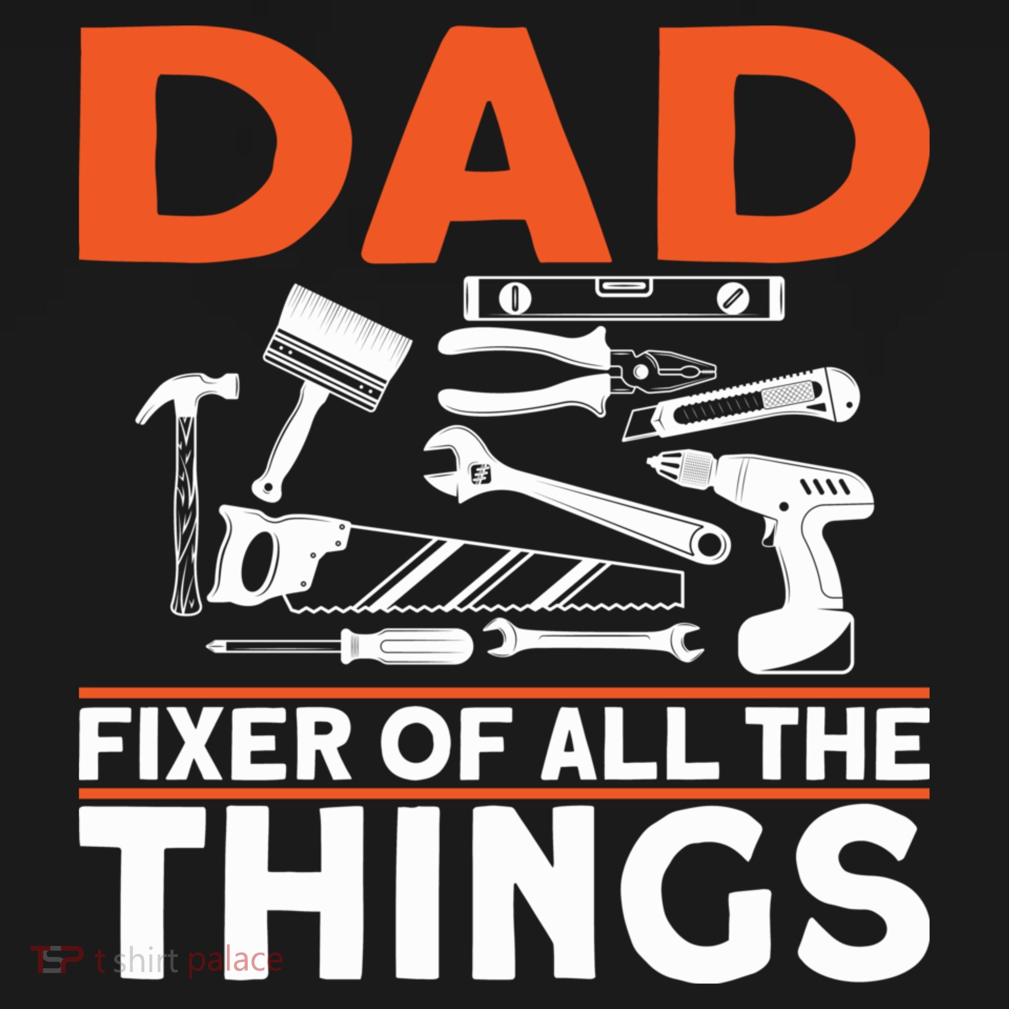 Dad Fixer Of All The Things Handyman Dads Dad Fixer Women's Hoodie