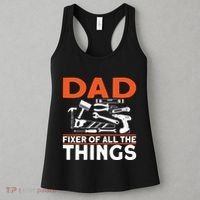 Dad Fixer Of All The Things Handyman Dads Dad Fixer Women's Tank Top thumb 3