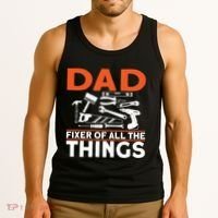 Dad Fixer Of All The Things Handyman Dads Dad Fixer Tank Top thumb 3