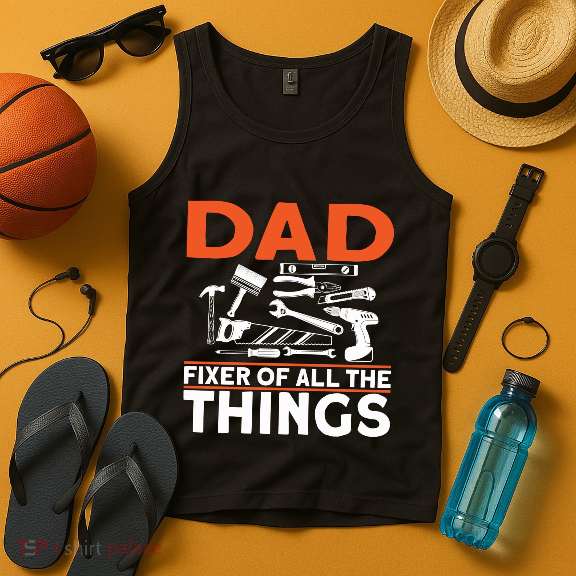 Dad Fixer Of All The Things Handyman Dads Dad Fixer Tank Top