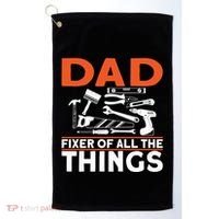 Dad Fixer Of All The Things Handyman Dads Dad Fixer Golf Towel thumb 0