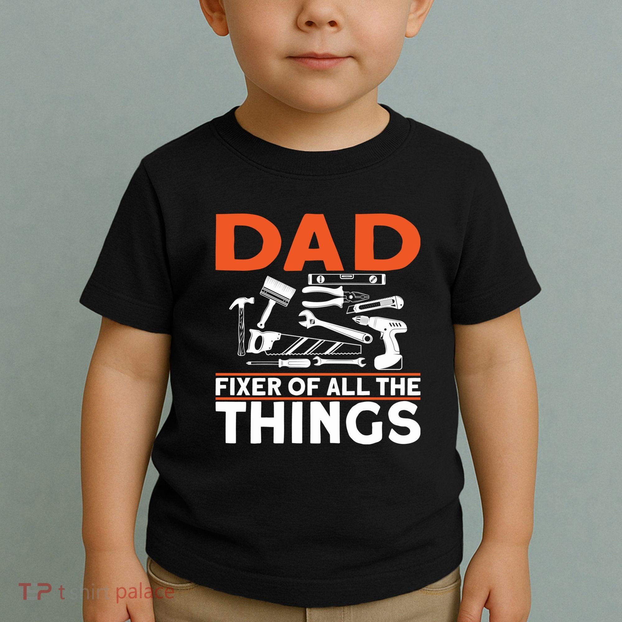 Dad Fixer Of All The Things Handyman Dads Dad Fixer Toddler T-Shirt