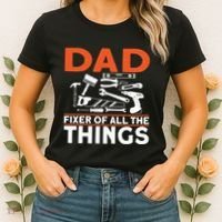 Dad Fixer Of All The Things Handyman Dads Dad Fixer Women's T-Shirt thumb 2