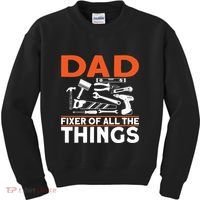 Dad Fixer Of All The Things Handyman Dads Dad Fixer Kids Sweatshirt thumb 0