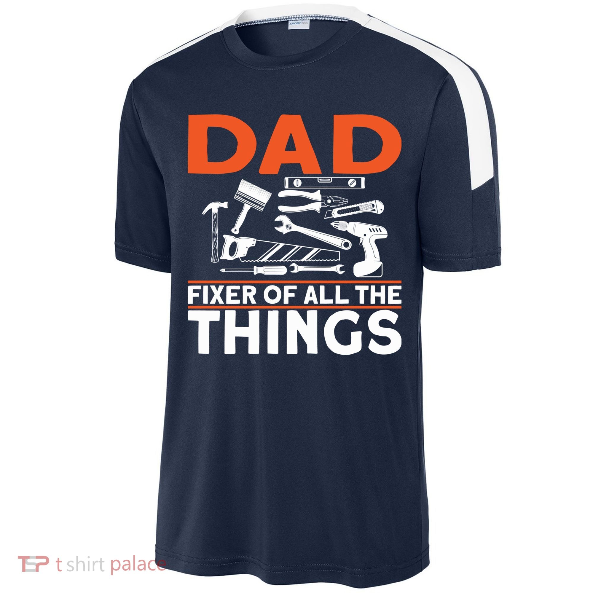 Dad Fixer Of All The Things Handyman Dads Dad Fixer Sport-Tek Competitor United Soccer Jersey