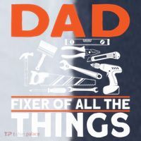 Dad Fixer Of All The Things Handyman Dads Dad Fixer Sport-Tek Competitor United Soccer Jersey thumb 4