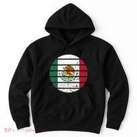 Distressed Flag Of Mexico Circle Hoodie thumb 0