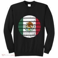 Distressed Flag Of Mexico Circle Sweatshirt thumb 0