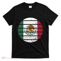 Distressed Flag Of Mexico Circle T-Shirt thumb 0