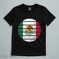Distressed Flag Of Mexico Circle T-Shirt thumb 5