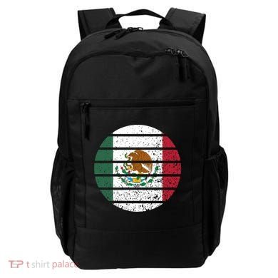 Distressed Flag Of Mexico Circle Backpack