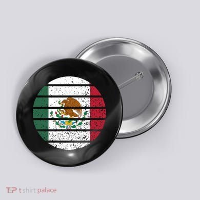 Distressed Flag Of Mexico Circle Button