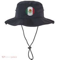 Distressed Flag Of Mexico Circle Bucket Hat thumb 0