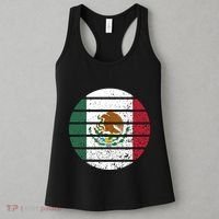 Distressed Flag Of Mexico Circle Women's Tank Top thumb 3