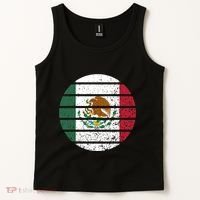 Distressed Flag Of Mexico Circle Tank Top thumb 2