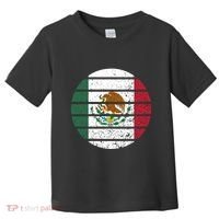 Distressed Flag Of Mexico Circle Toddler T-Shirt thumb 0