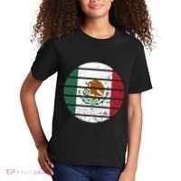 Distressed Flag Of Mexico Circle Kids T-Shirt thumb 2