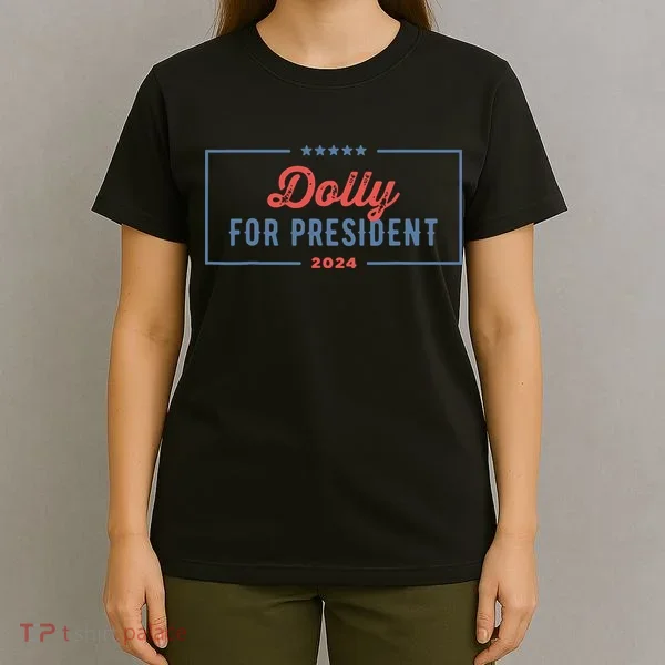 Dolly For President 2024 Retro T-Shirt