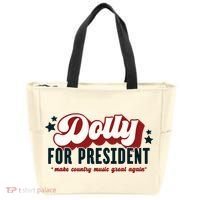 Dolly For President Tote Bag thumb 0