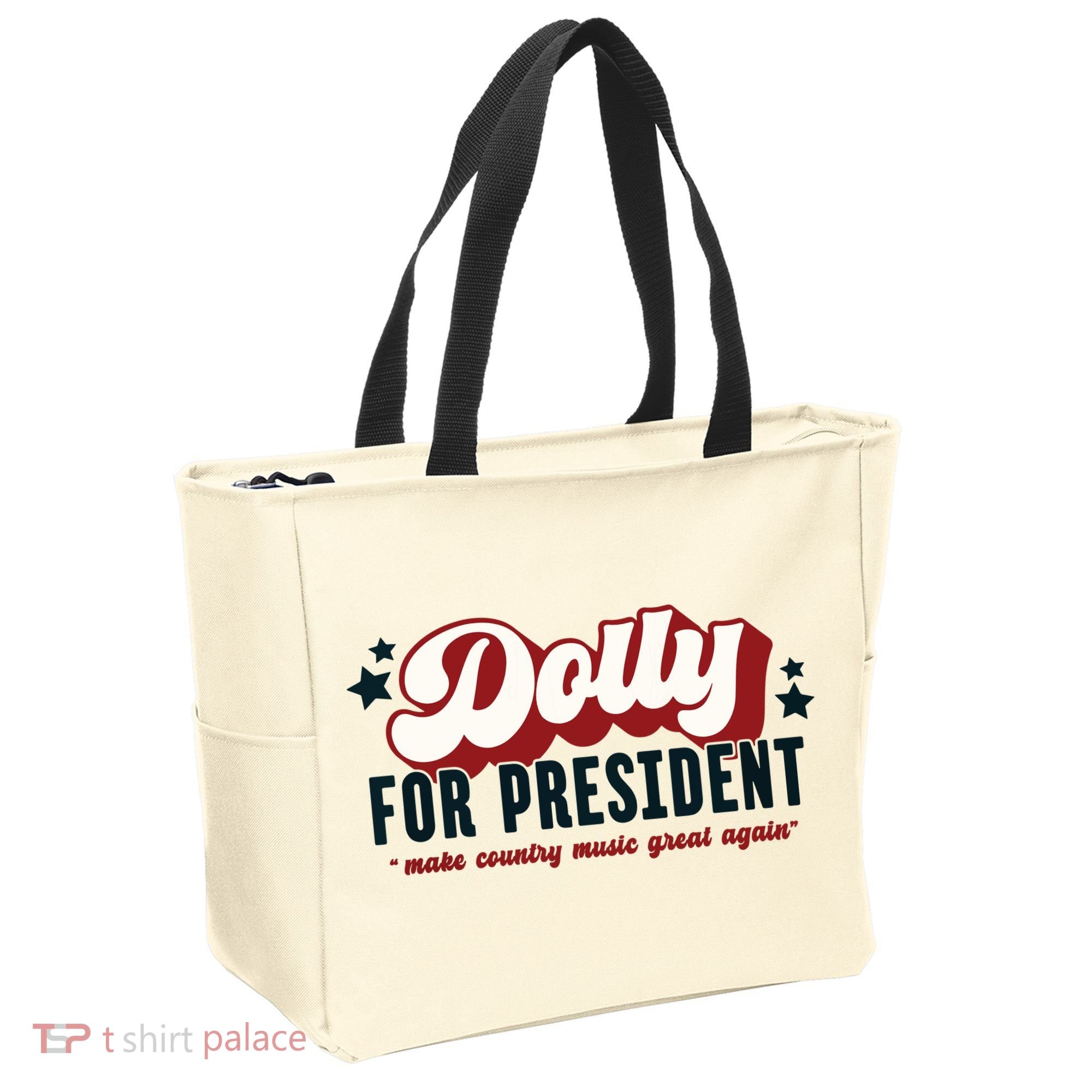 Dolly For President Tote Bag
