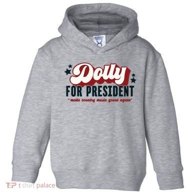 Dolly For President Toddler Hoodie