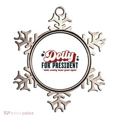 Dolly For President Ornament