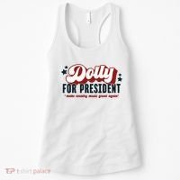 Dolly For President Women's Tank Top thumb 0