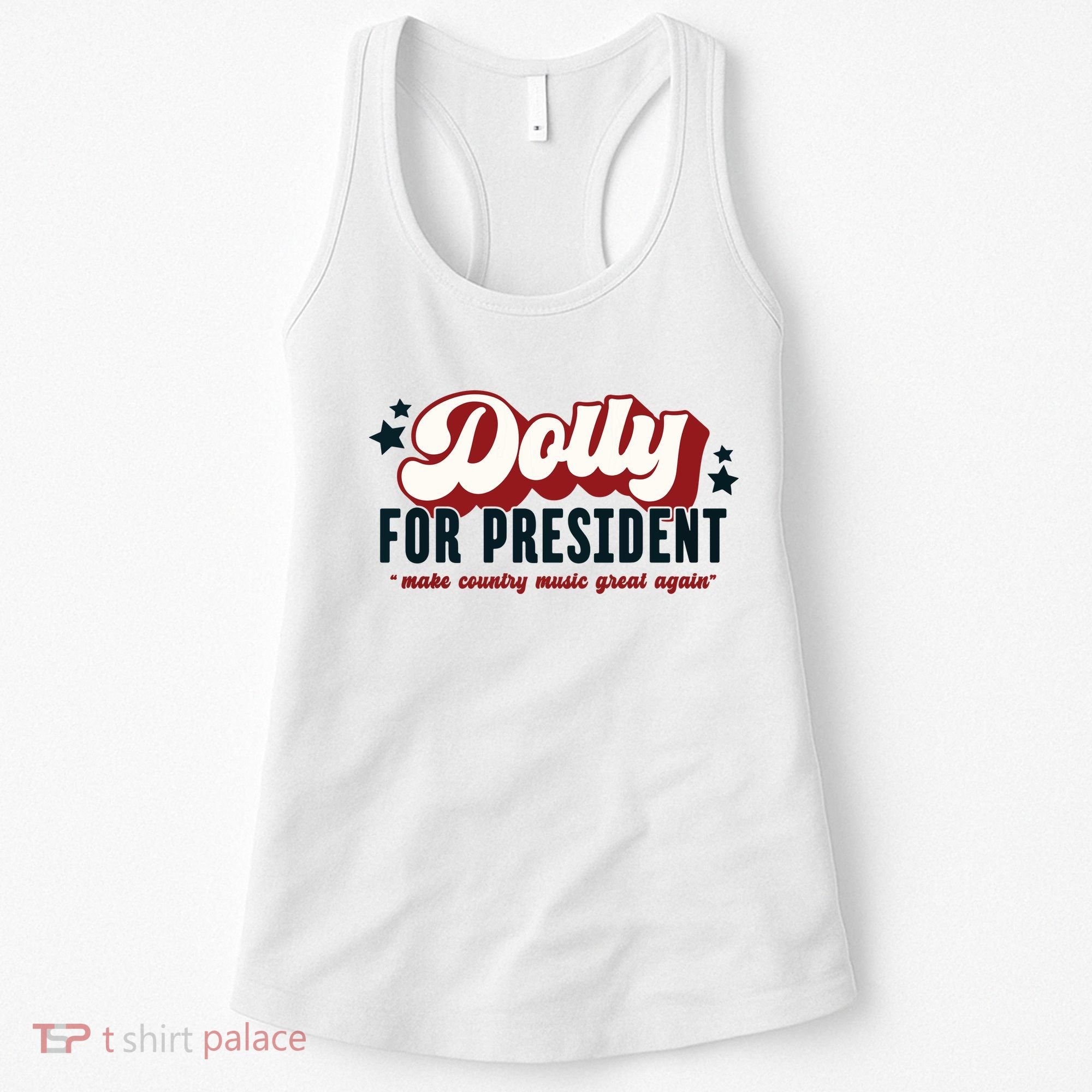 Dolly For President Women's Tank Top