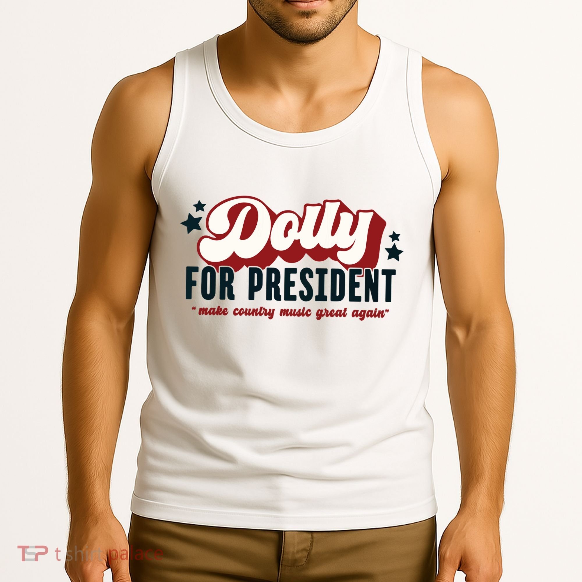 Dolly For President Tank Top