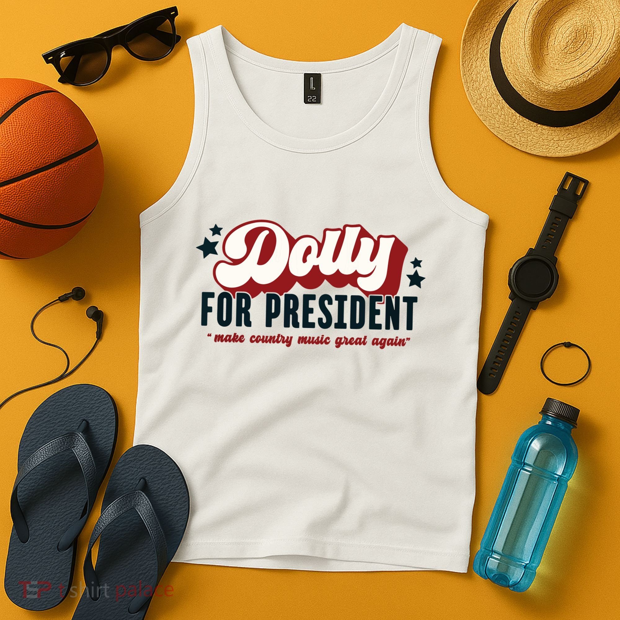 Dolly For President Tank Top