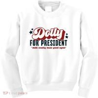 Dolly For President Kids Sweatshirt thumb 0