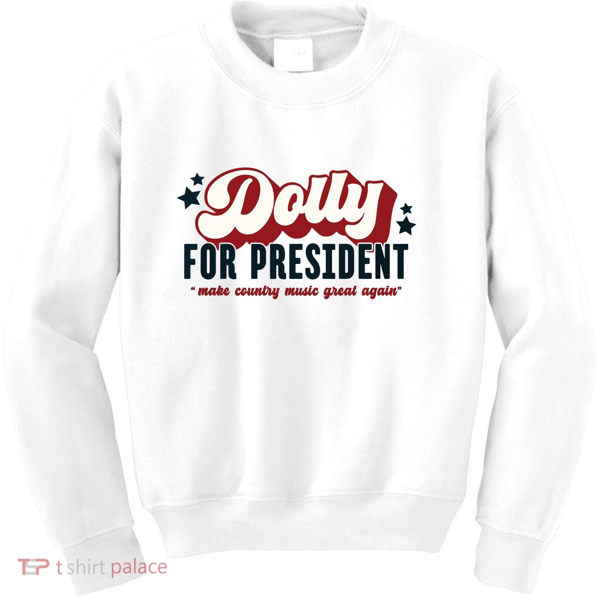 Dolly For President Kids Sweatshirt